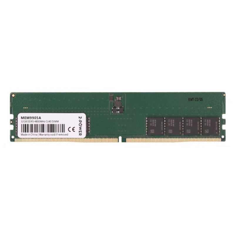 2-power 32GB DDR5 4800MHz CL40 DIMM - 32 GB - DDR5 (2P-CT32G48C40U5)