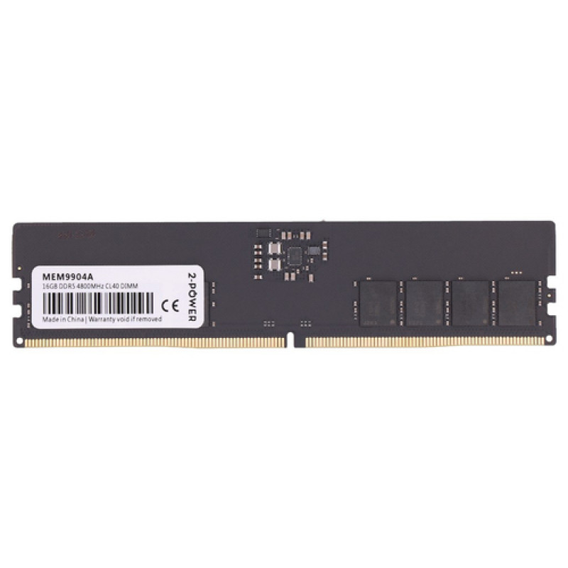 2-Power 16GB DDR5 4800MHz CL40 DIMM - 2 GB - DDR5 (2P-K7G24)