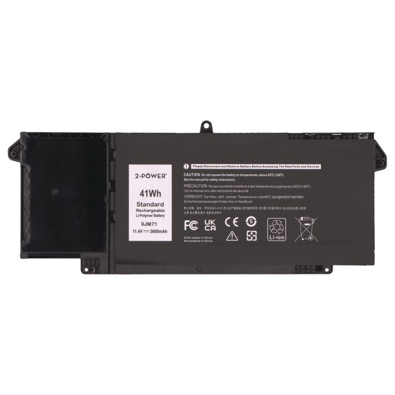 2-power Dell Latitude 5320 Bateria principal Pack - Bateria - 41 mAh (2P-GH5Y5)