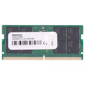 2-power CL40 SoDIMM - 32 GB - DDR5 (2P-KVR48S40BD8-32)
