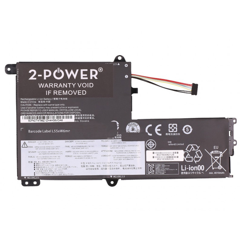 2-power 2P-L15M3PB0 - Bateria - Bateria 46 mAh 11,4 V
