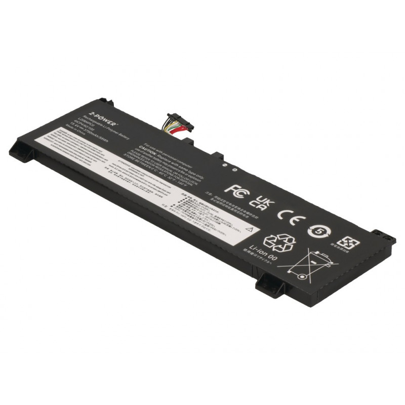 2-power Bateria principal Lenovo Legion 5-15ACH6 82JW - Bateria - 58 mAh (2P-L20D4PC0)