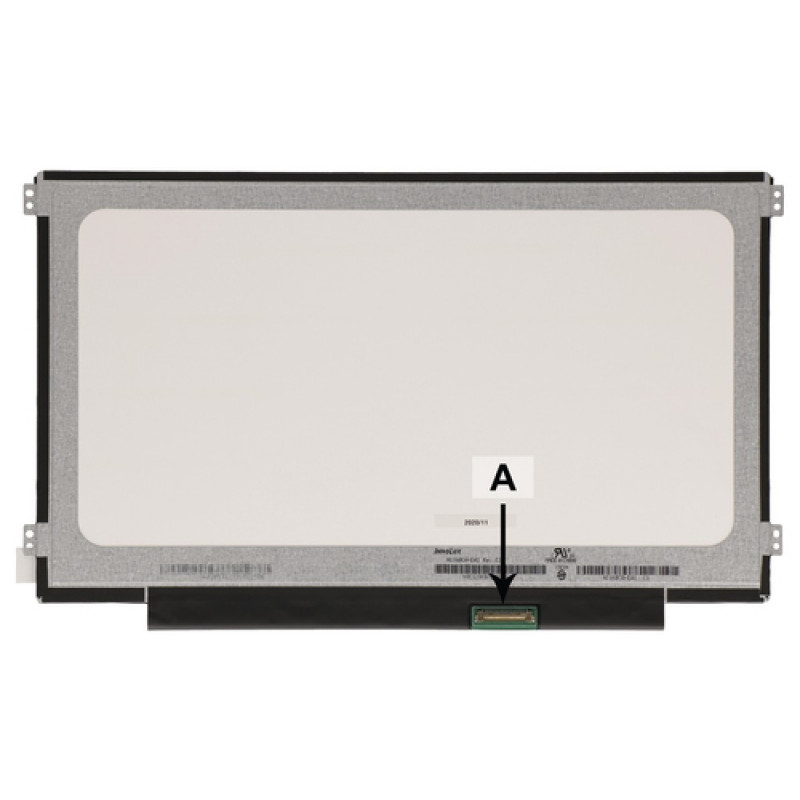 2-power 11,6 polegadas HD IPS mate com patilhas de fixação à esquerda/direita (2P-KM88W)