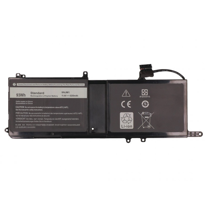 2-Power pack de bateria principal para Dell Alienware 15 R3 R4 17 R4 R5 - bateria - 93 mAh (2P-MG2YH)