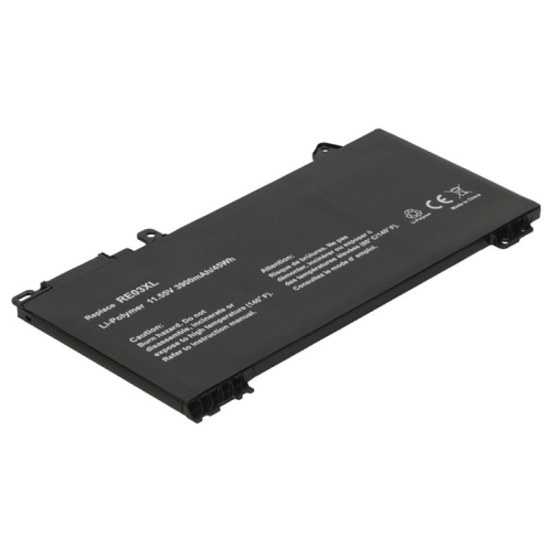 2-Power bateria principal HP RE03XL - bateria - 45 mAh