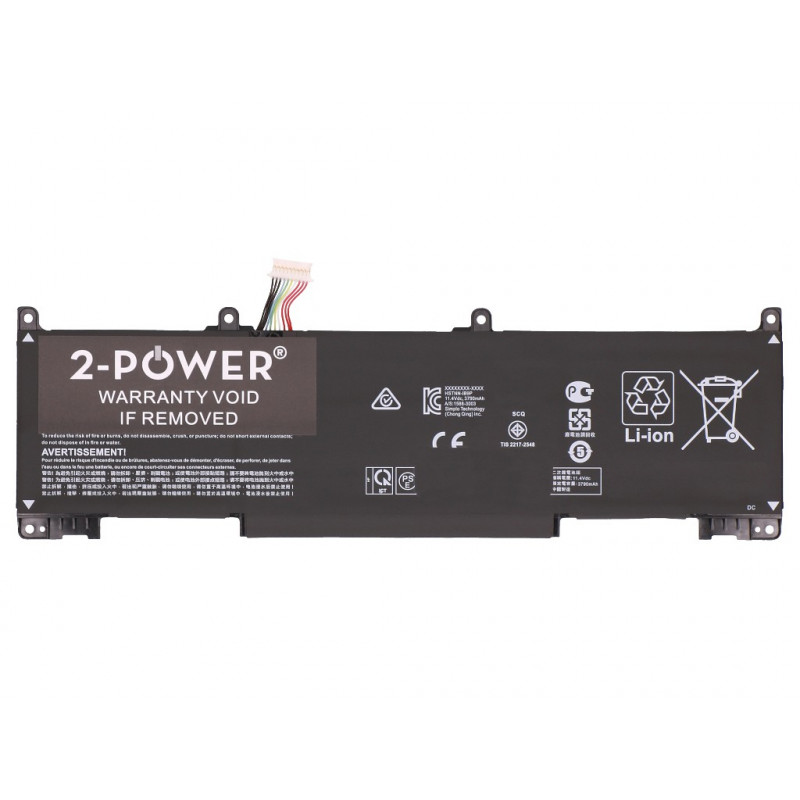 2-POWER bateria principal 11,4 V 3950 mAh