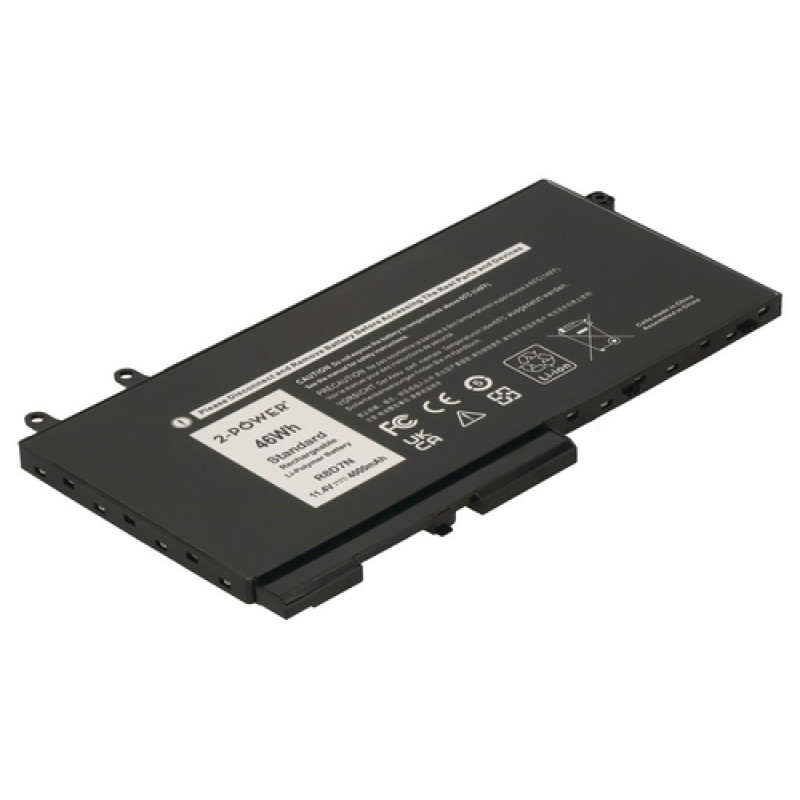 2-power Dell Latitude 5400 Bateria principal - Bateria - 46 mAh (2P-R8D7N)