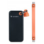 Verbatim 32418 Pocket SSD, 256 GB, USB Type-C, USB 3.2 Gen 2, 1000 MB/s, preto/laranja