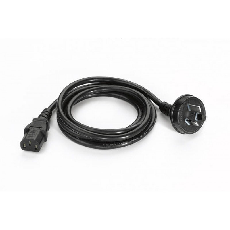 Cabo de alimentação Zebra Extreme Networks - IEC 60320 C13 para SAA AS 3112 (M)