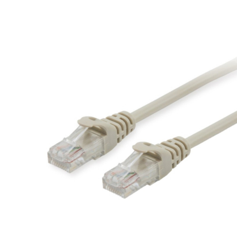 Cabo de rede Equip Cat6A U/UTP 2xRJ45 1,50m bege LSZH saco de plástico