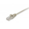 Cabo de rede Equip Cat6A U/UTP 2xRJ45 1,50m bege LSZH saco de plástico