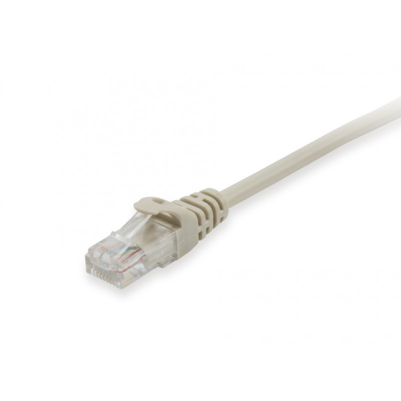 Cabo de rede Equip Cat6A U/UTP 2xRJ45 1,50m bege LSZH saco de plástico