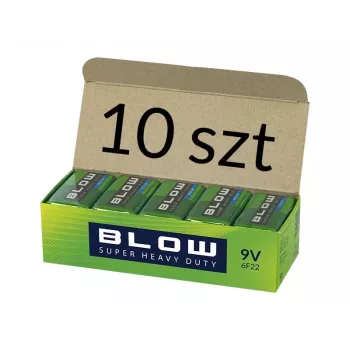 Pilha 9V 6F22 Super Heavy Duty 10 unid.
