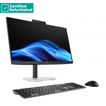 RENEW SILVER HP ProStudio 4 AIO All-In-One 24 – Ultra 5-235, 16GB, 512GB SSD, 23,8 polegadas Touch AG, altura ajustável, rato USB, Win 11 Pro, 1 ano