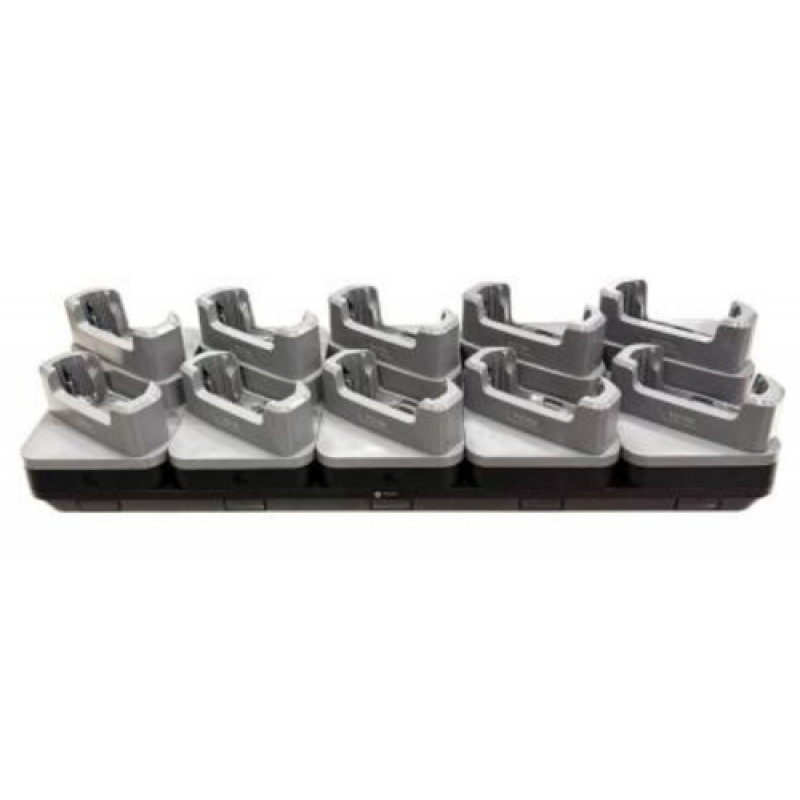 Estação de carregamento Zebra para dispositivo portátil - apenas carregamento - portas de saída: 10 - 48,3 cm (19 polegadas)