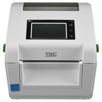TSC DH240THC, HEALTHCARE, LCD, DRAM 128MB/FLASH 128MB, USB+ RS-232+ ETHERNET+ USB HOST+ RTC+ BUZZER, EU (EMEA) - Impressora de etiquetas - 128 MB