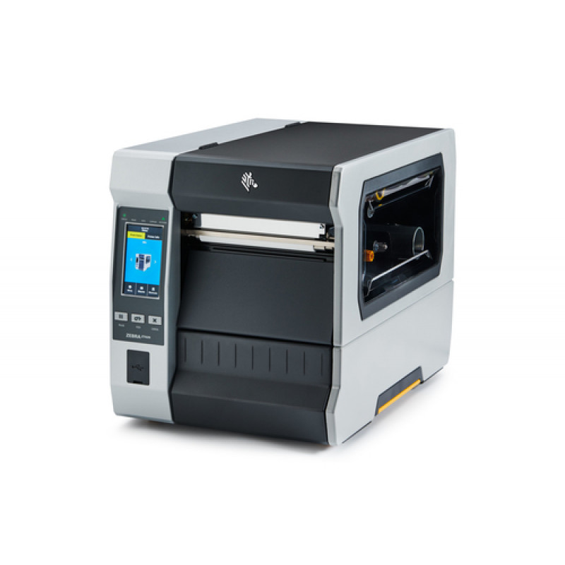 Zebra Bundle ZT62063-T2E01078 3M ZT620 6 polegadas 300 dpi cabo de alimentação Euro e UK, Serial, USB - Bluetooth 4
