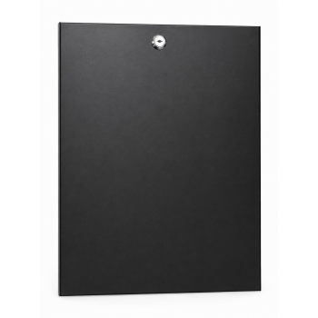 DSIT Painel lateral metálico 15 U para caixa de servidor 10 polegadas - 450mm de profundidade com fechadura