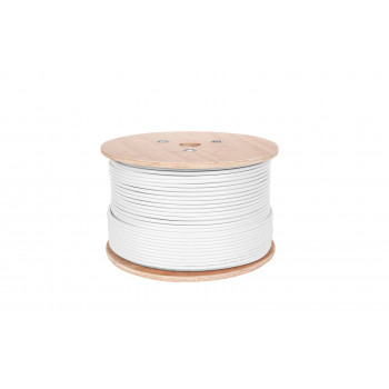 Cabo coaxial F690BV.A branco rolo 305m