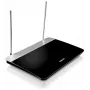 Antena de TV interior com ganho ajustável, cabo coaxial de 1,8 m, 75 Ohm, filtro 3G/4G, DVB-T/T2, conforme RED