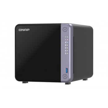 QNAP TS-432X-4G NAS 4 baías 0/4 HDD/SSD, 2x 2.5G Ethernet, 1x 10G SFP+, 4GB RAM