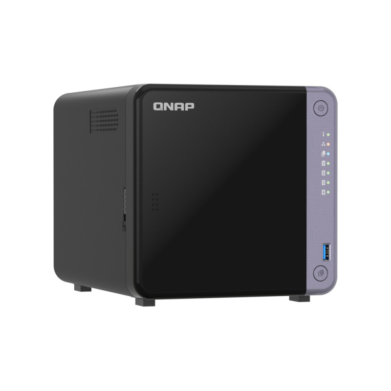 QNAP TS-432X-4G NAS 4 baías 0/4 HDD/SSD, 2x 2.5G Ethernet, 1x 10G SFP+, 4GB RAM