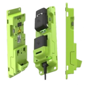 Zebra RS5100/RS6100 carregador 2 baías com adaptador para uso com bateria 1 incluída LIMITADO