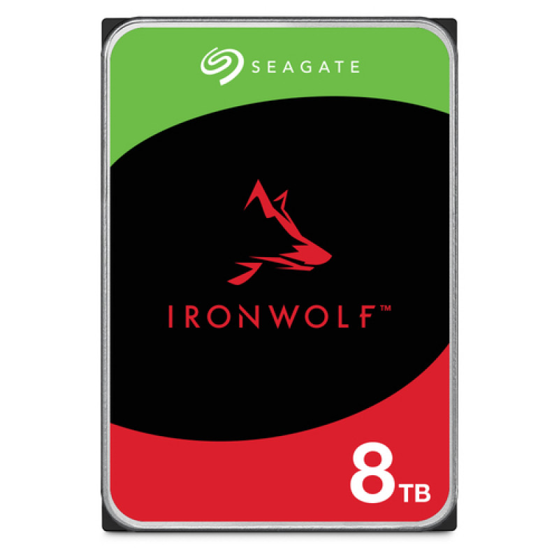Conjunto SEAGATE NAS HDD 4x8TB IronWolf 7200rpm 6Gb/s SATA 256MB Cache 8,9cm 3,5