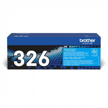 Toner KOMPA ciano TN-326C compatível com Brother HL-L8250 de terceiros, aprox. 3500 pág. - unidade de toner