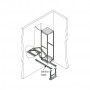Vaddio Middle Atlantic TRACKL - Conjunto de nivelamento para calha de rack