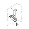 Vaddio Middle Atlantic TRACKL - Conjunto de nivelamento para calha de rack