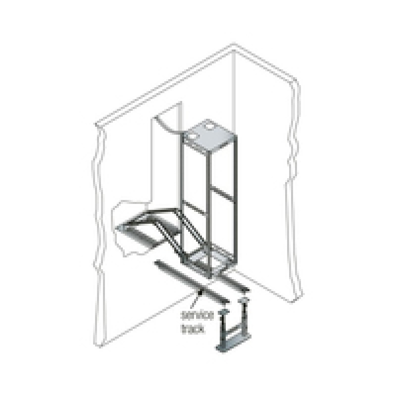 Vaddio Middle Atlantic TRACKL - Conjunto de nivelamento para calha de rack