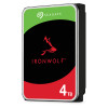 Bundle SEAGATE NAS HDD 4x4TB IronWolf 5400rpm 6Gb/s SATA 256MB Cache 3,5 polegadas 24x7 CMR para sistemas NAS e RAID rackmount preto