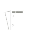 Middle Atlantic Products Middle Atlantic série WR WR-RAP-24 - painel de rack - traseiro - preto - 24U - 48,3 cm (19 polegadas)