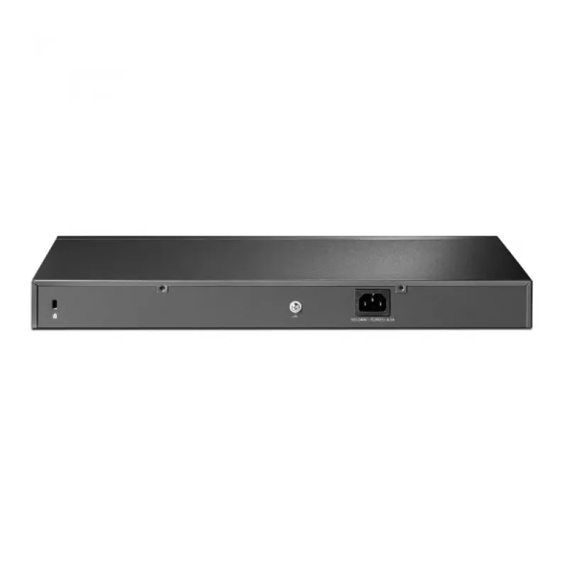 TP-LINK Omada TL-SL2428P V6.6 - switch - L3 - Smart - 24 x 10/100 + 2 x Gigabit SFP combo - montagem em rack - PoE+ (250 W) aberto