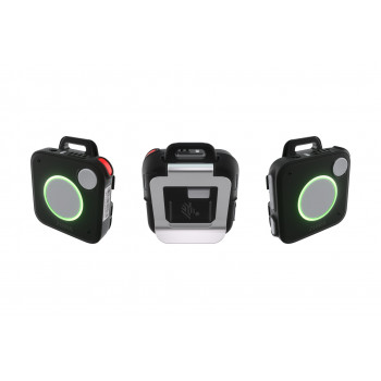 Zebra WS101 Crachá Bluetooth, suporte com clipe, bateria de 480mAh (removível), Healthcare, Global