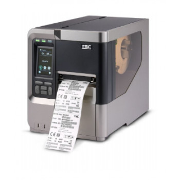 TSC MX240P 8 pontos/mm 203dpi Rewind RTC Display TSPL-EZ USB RS232 - Impressora de etiquetas - Impressora de etiquetas