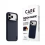 CARE by PanzerGlass Fusion Fabric Capa azul com MagSafe para iPhone 17 Pro Max