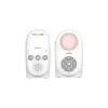Chillax CB210 Intercomunicador digital DECT para bebé com função intercomunicador, sensor de temperatura e luz noturna, branco