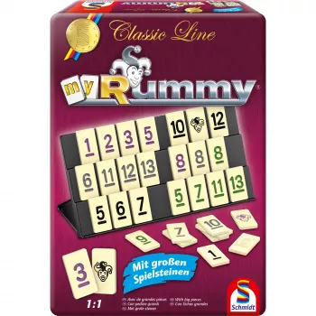 Schmidt Spiele Classic Line MyRummy em lata metálica