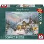 Schmidt Spiele Thomas Kinkade Studios: Santa's Night Before Christmas Puzzle 1000 peças
