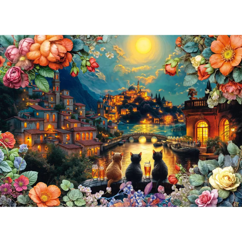 Schmidt Spiele Trio ao luar Puzzle 1000 peças