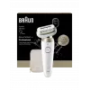 Depiladora Braun Silk-épil 9 Flex SES9-011 3D, molhado e seco, branco/dourado