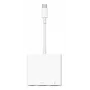 Adaptador Apple MW5M3ZM/A Digital AV Multiport - USB-C para HDMI, USB-A, USB-C PD - 4K 60Hz - prateado
