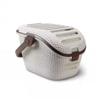 Caixa de transporte para animais de estimação CURVER 51x38x33 cm creme