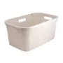 Cesto de roupa CURVER Style 45L 59,2x38x27cm creme