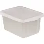 Caixa de armazenamento transparente CURVER Essentials 16L com tampa, 30x39x21 cm