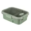 Recipientes retangulares para alimentos CURVER Smart Eco To Go Dual 0,9L (0,6L + 0,3L) Soft Green