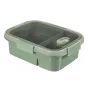 Recipientes retangulares para alimentos CURVER Smart Eco To Go Dual 0,9L (0,6L + 0,3L) Soft Green
