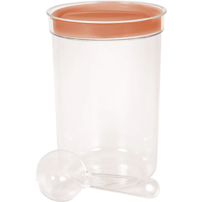 Tigela redonda para alimentos CURVER com colher, 1,7L, cor sortida, plástico sem BPA